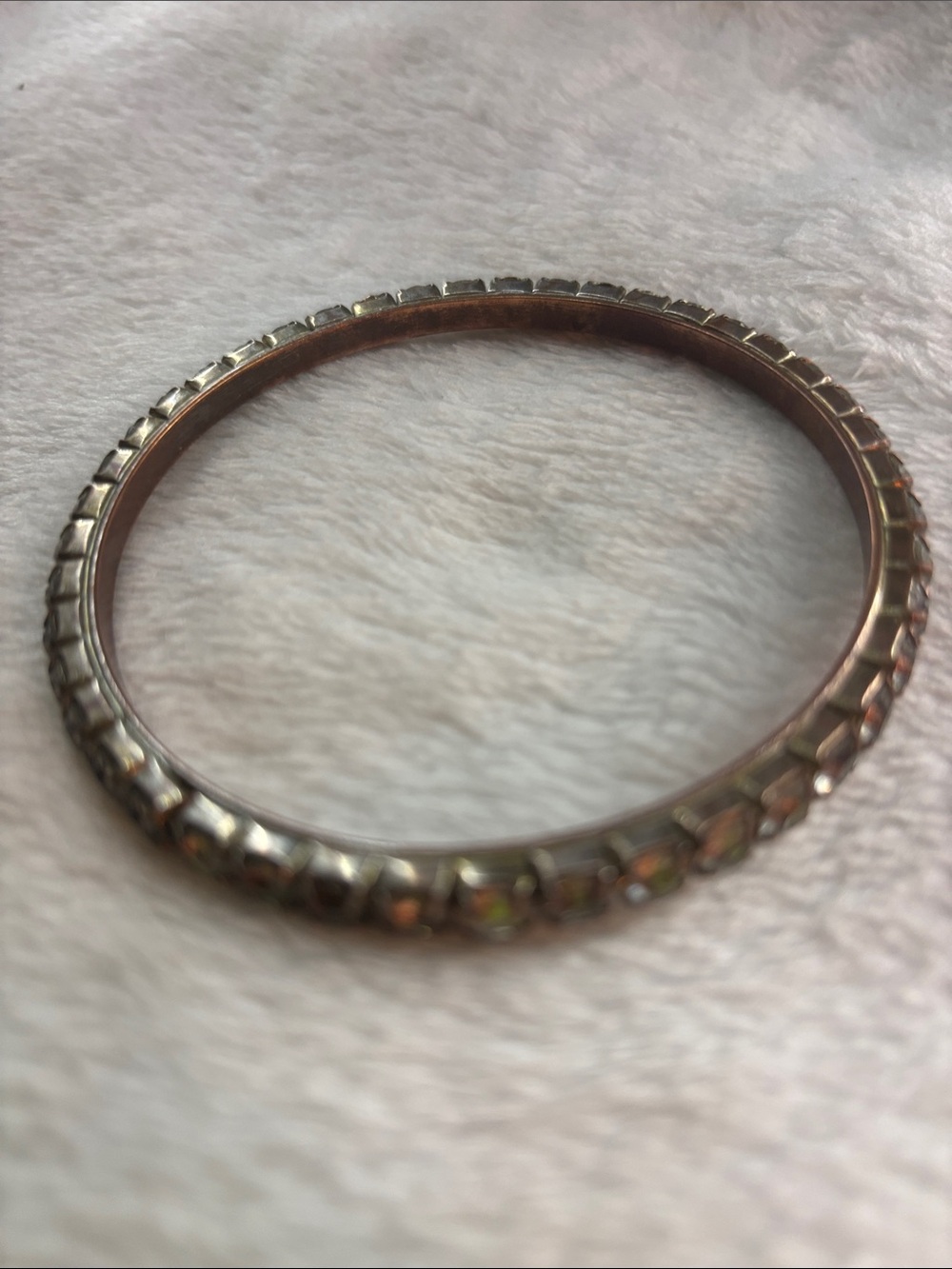 Gold-Tone Textured Bangle Bracelet - Women's Jewelry